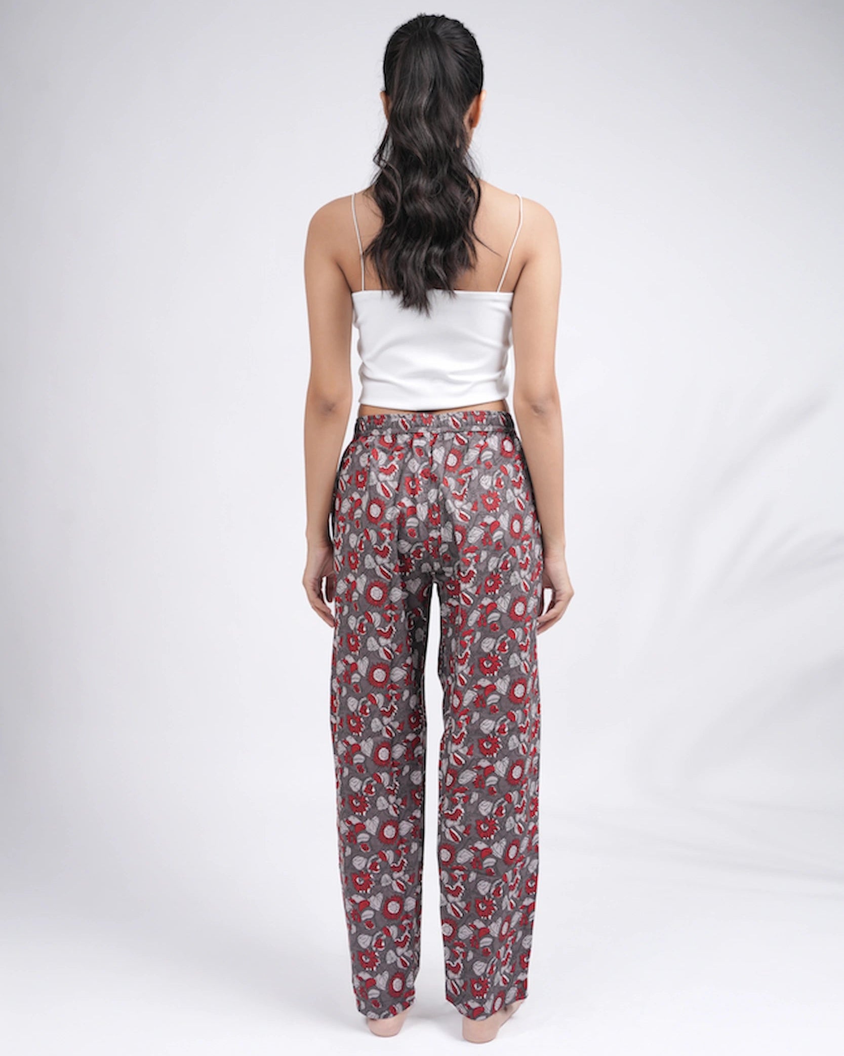 Cotton Pajama Pants Women - Cocoa Petals