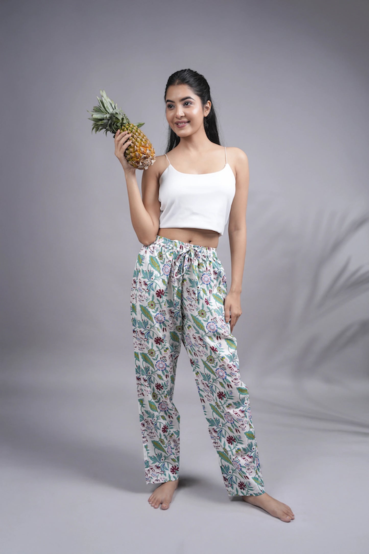 Cotton Pajama Pants Women - Velvet Bloom