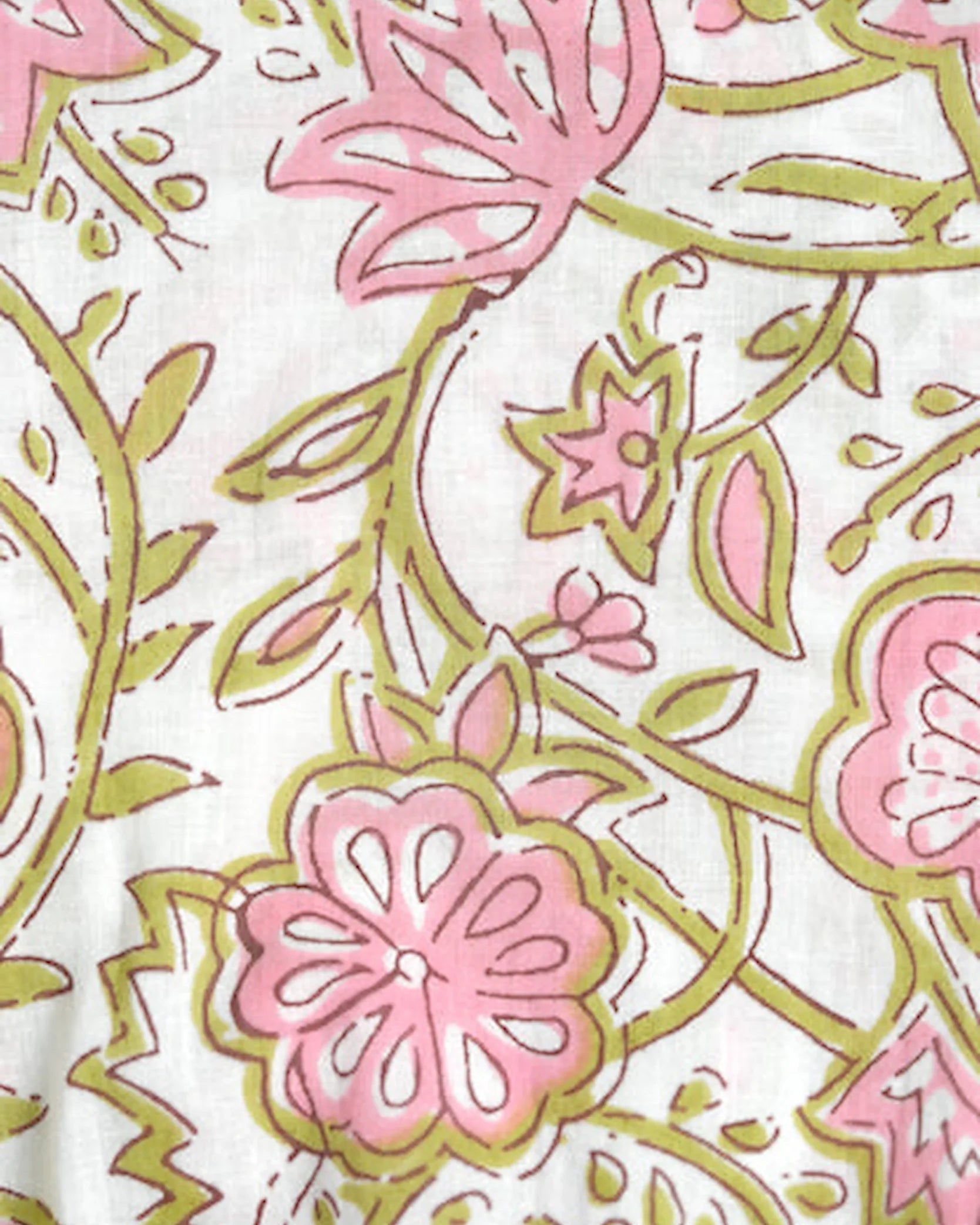 Cotton Pajama Pants Women - Pink Blossom