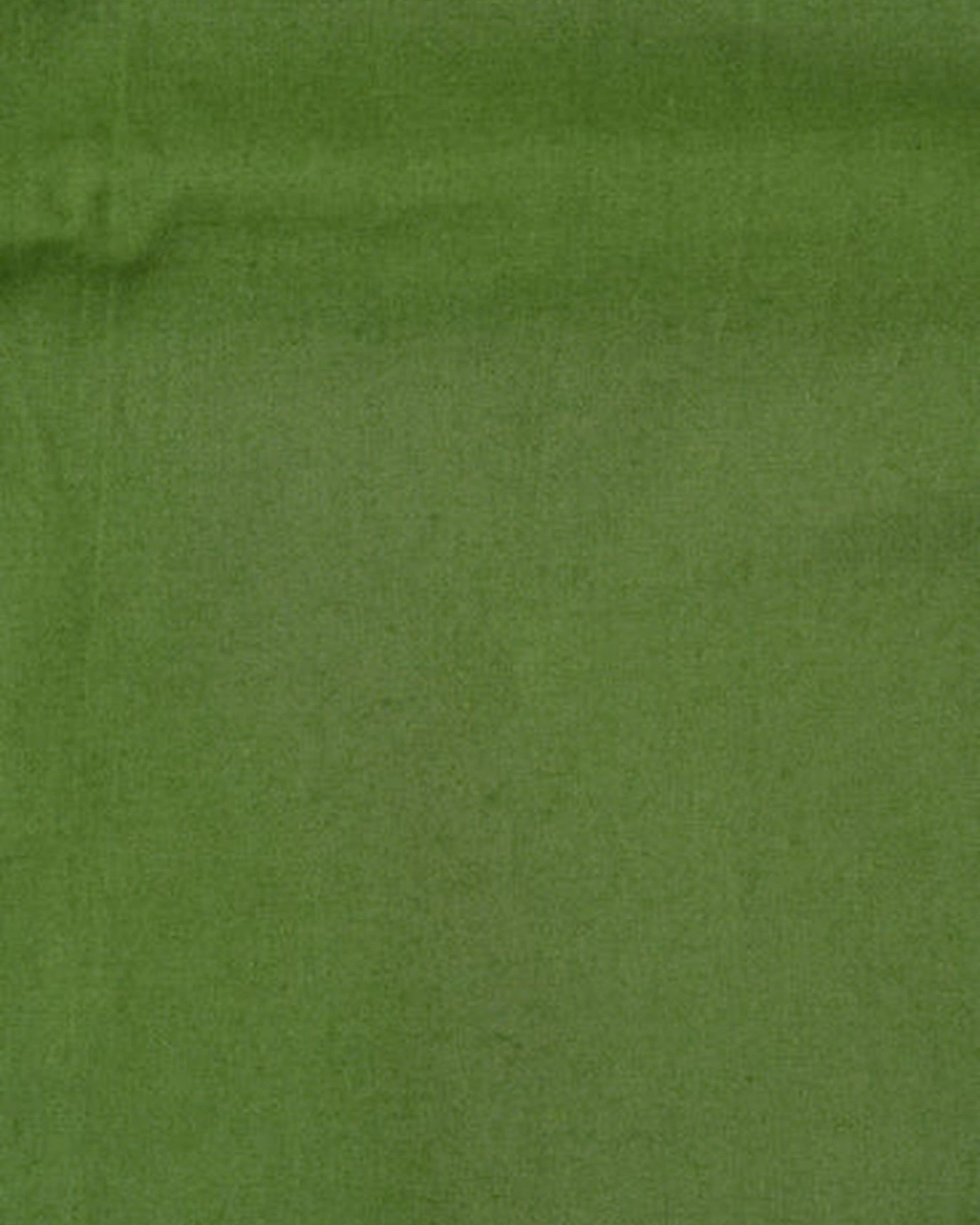 Cotton Poplin Shorts Women - Forest Green