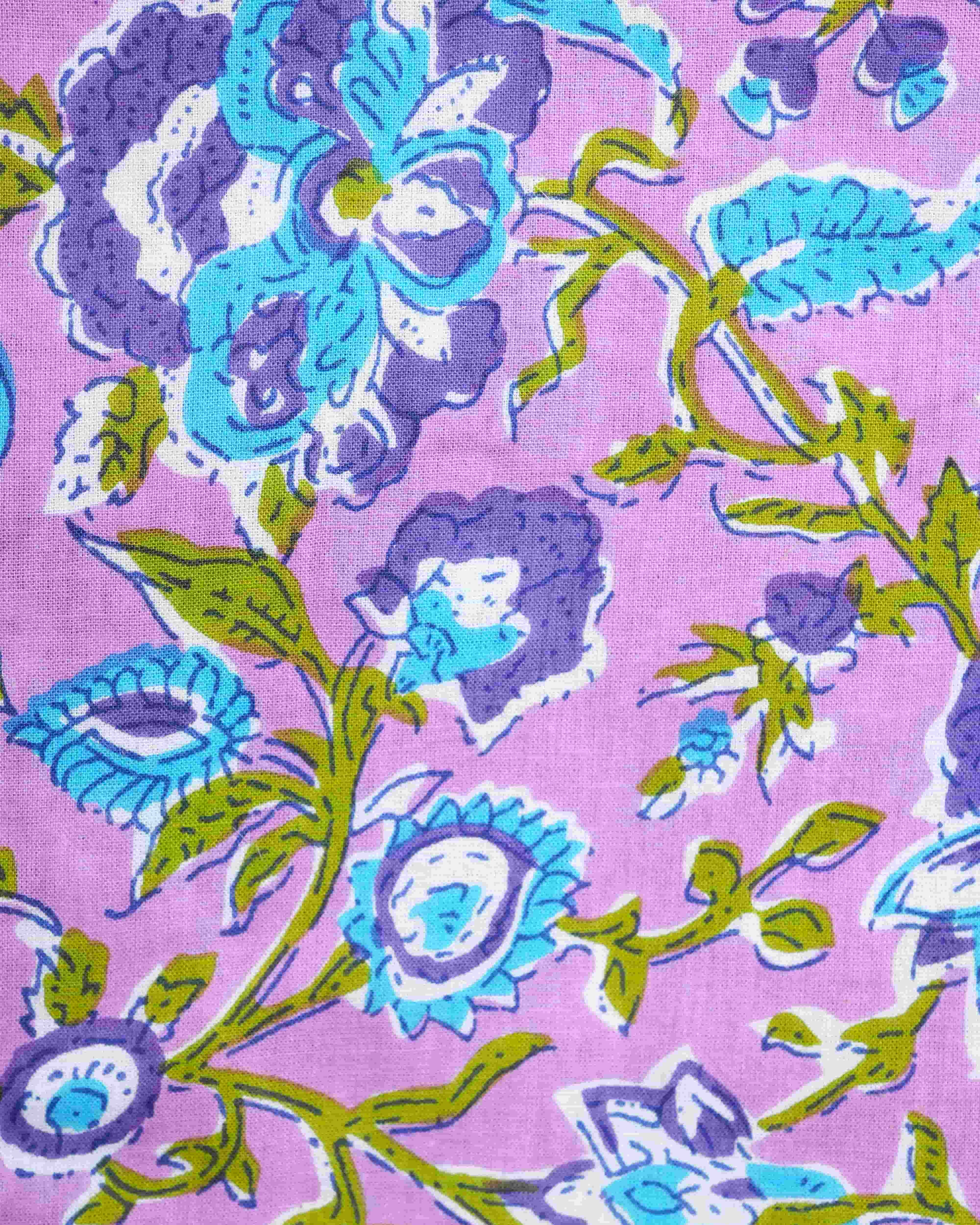 Cotton Pajama Pants Women - Mystic Lavender