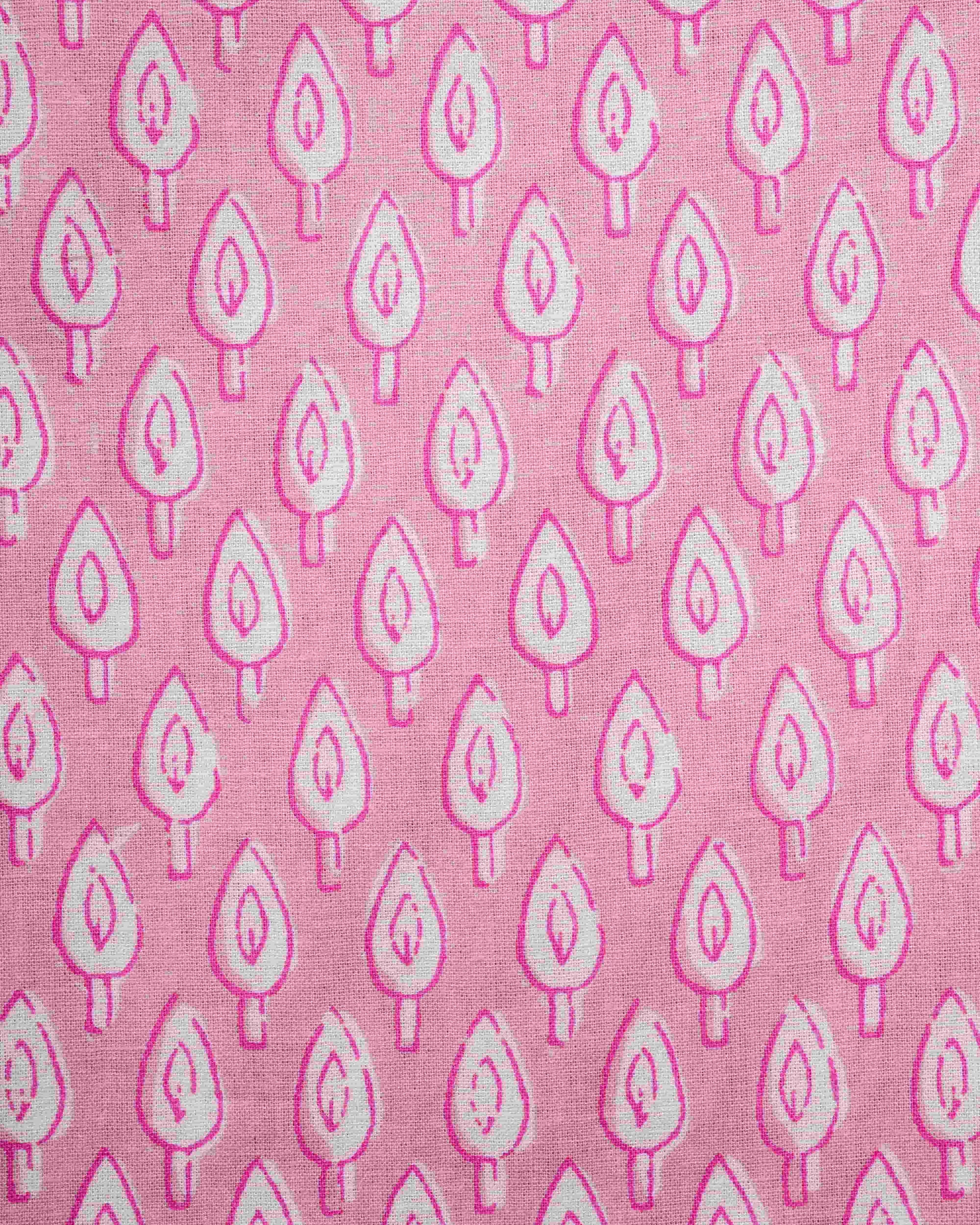 Cotton Pajama Pants Women - Blush Forest