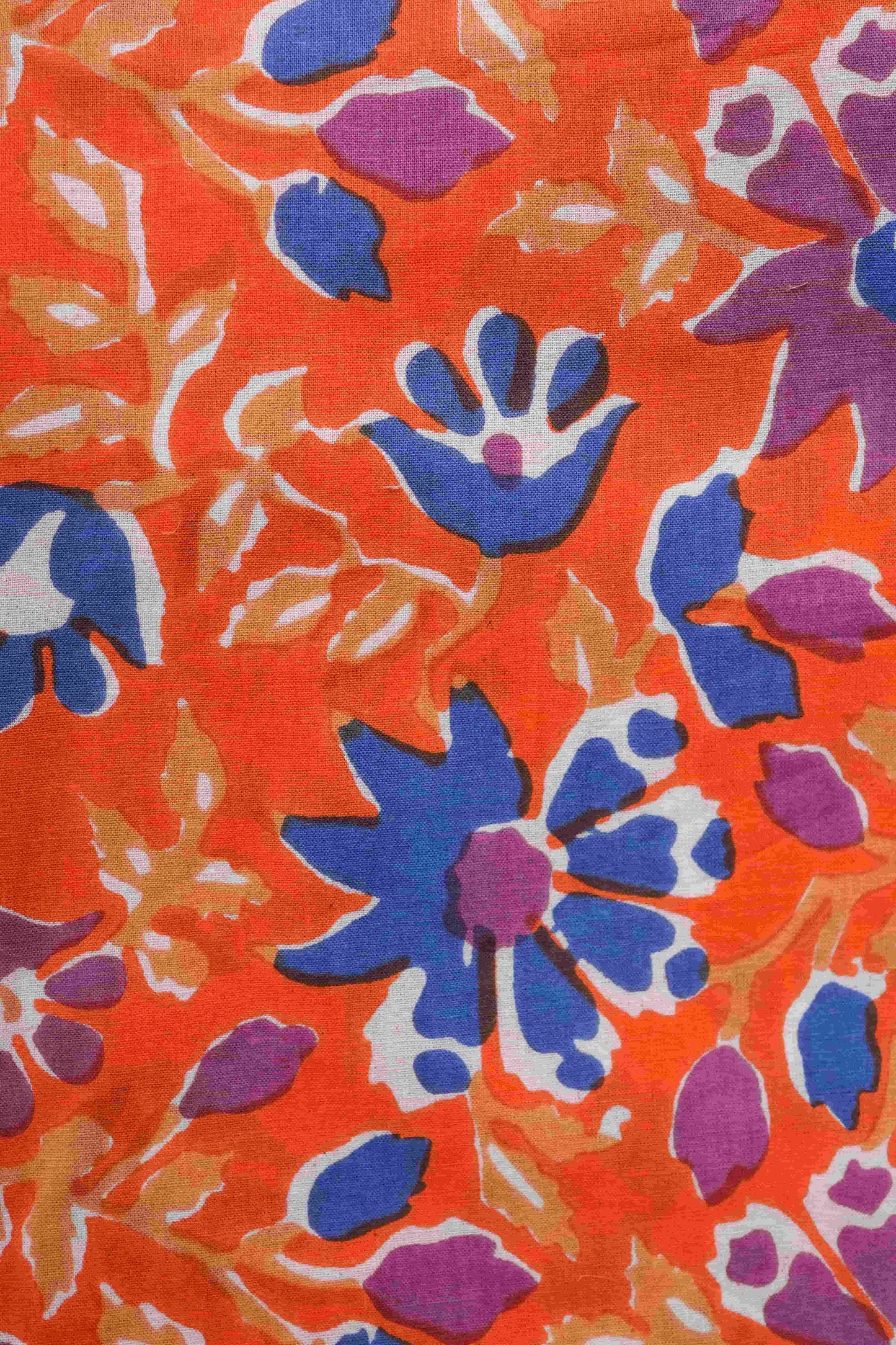 Cotton Pajama Pants Women - Tangerine Twilight