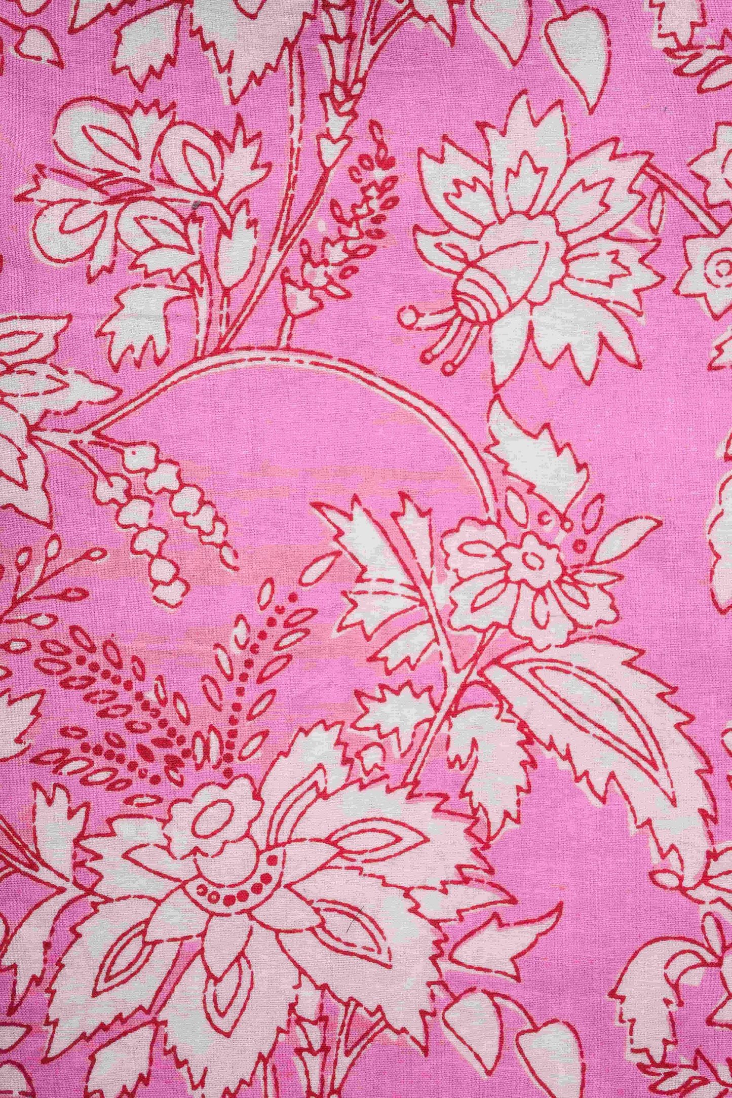 Pink Printed Cotton Pajama