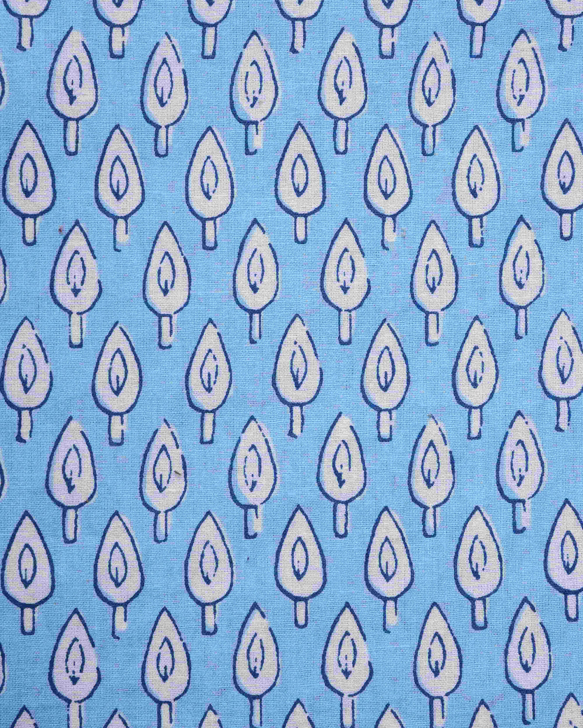 Cotton Pajama Pants Women - Tranquil Blue
