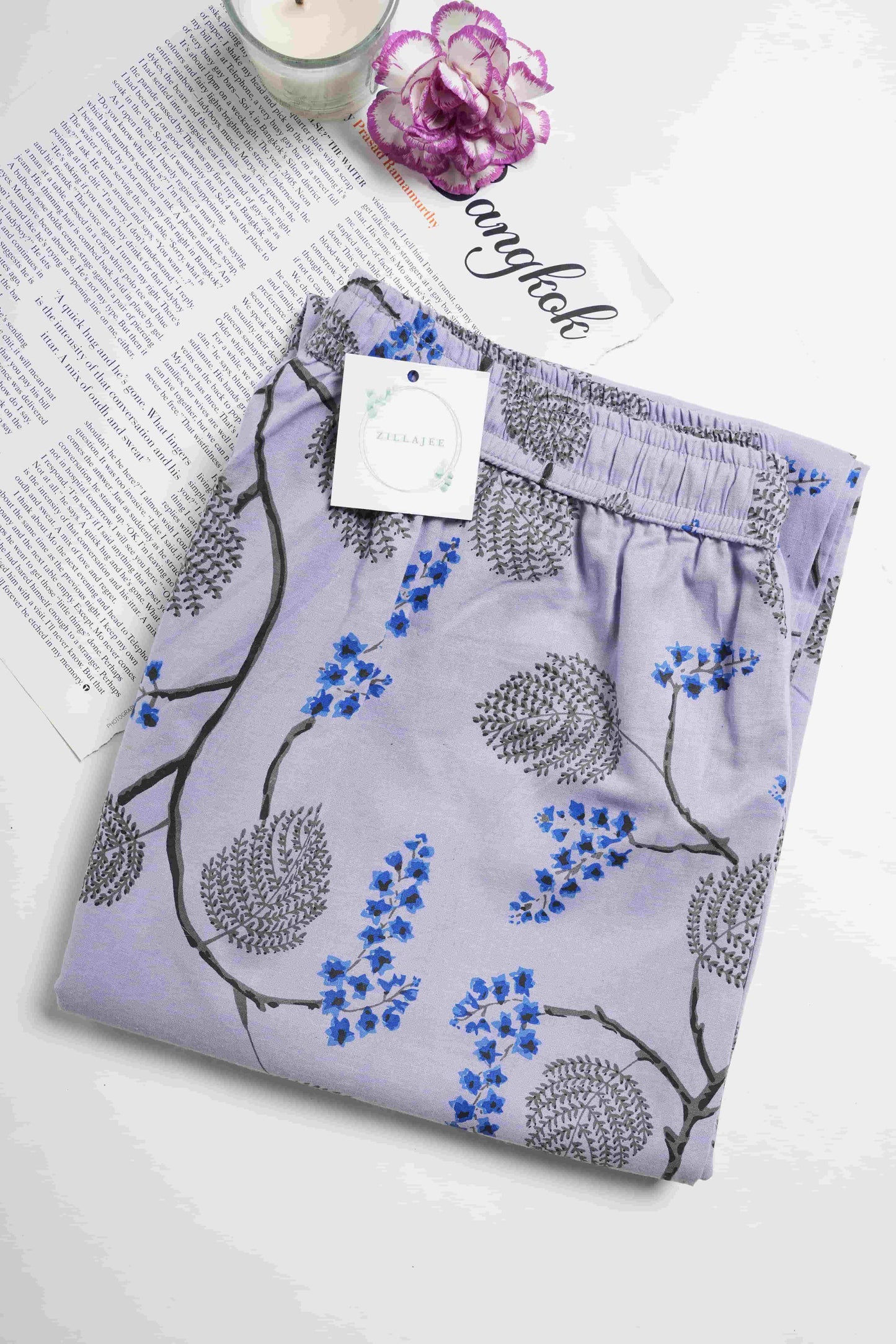 Cotton Pajama Pants Women - Twilight Dreams