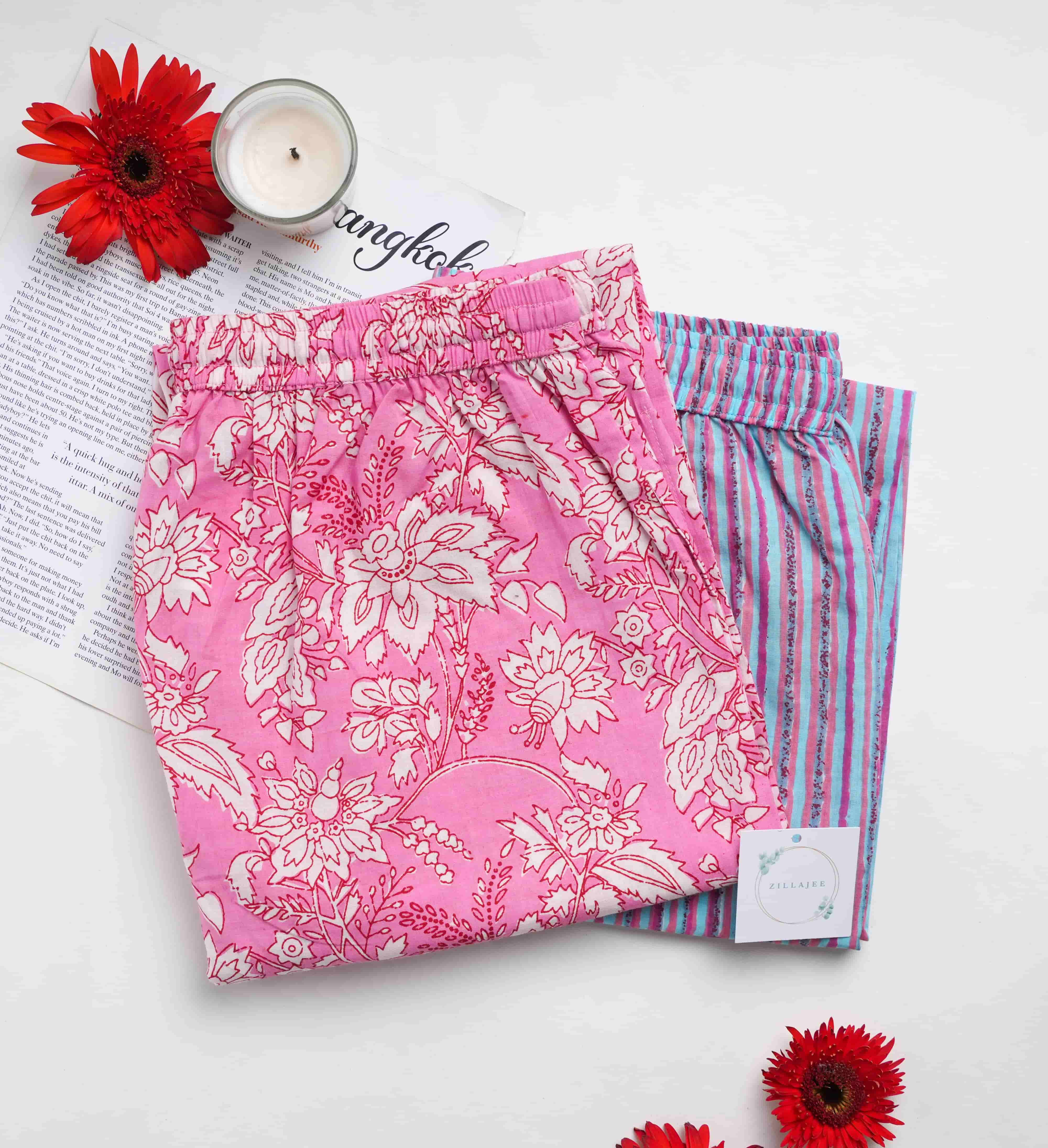 Pink & Purple Cotton Pajama