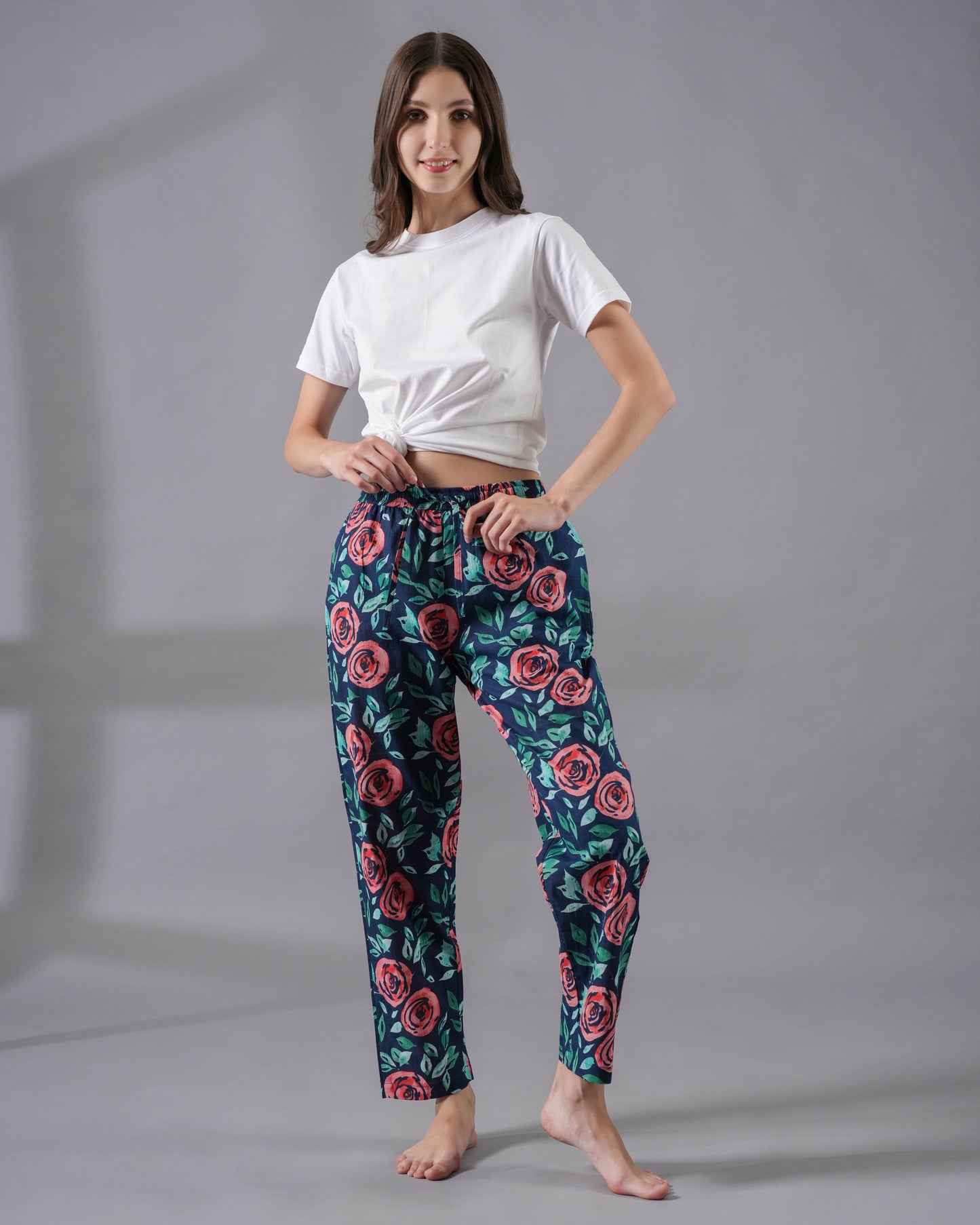 Cotton Pajama Pants Women - Royal Rose