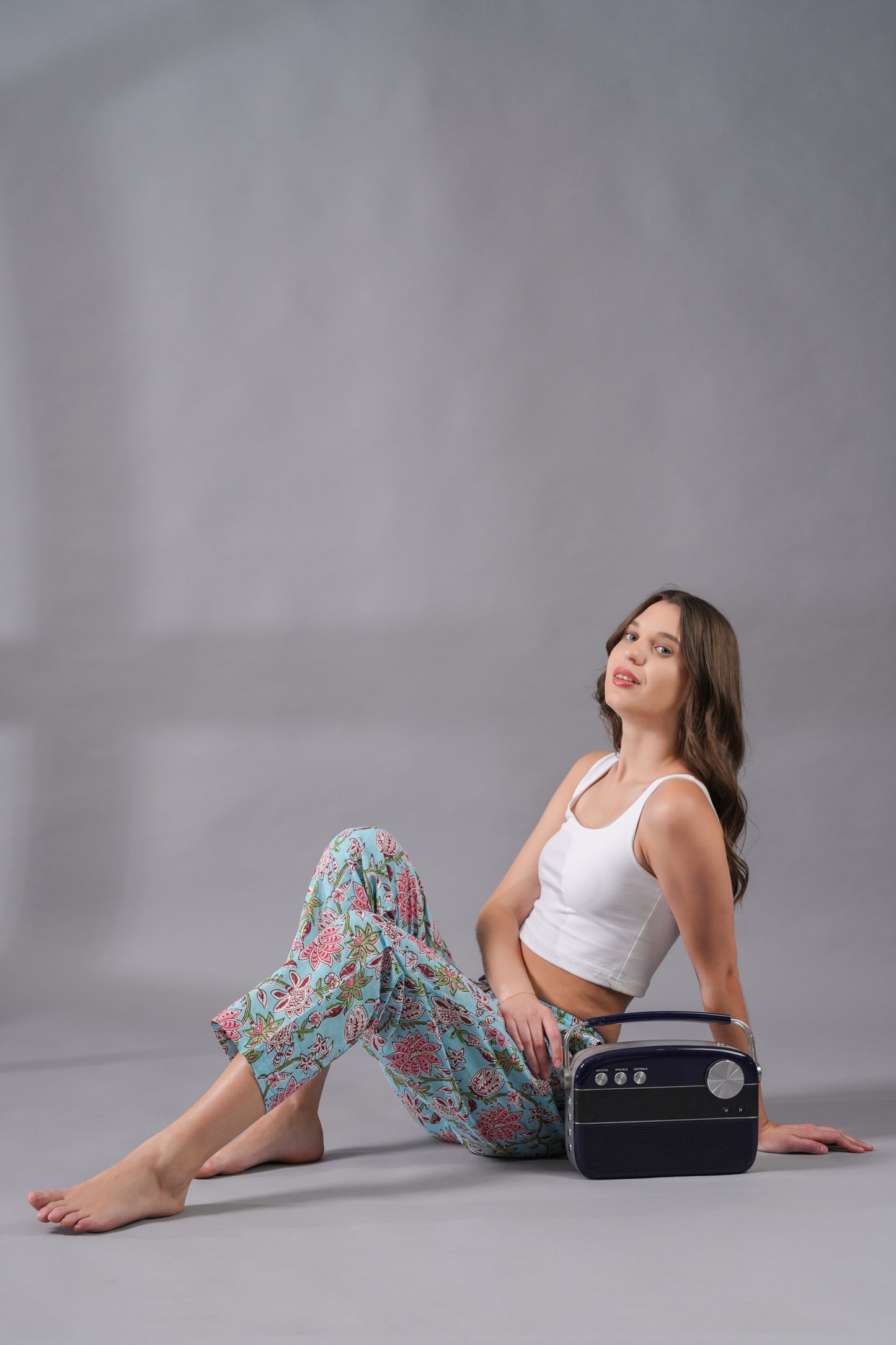 Cotton Pajama Pants Women - Blushing Blooms
