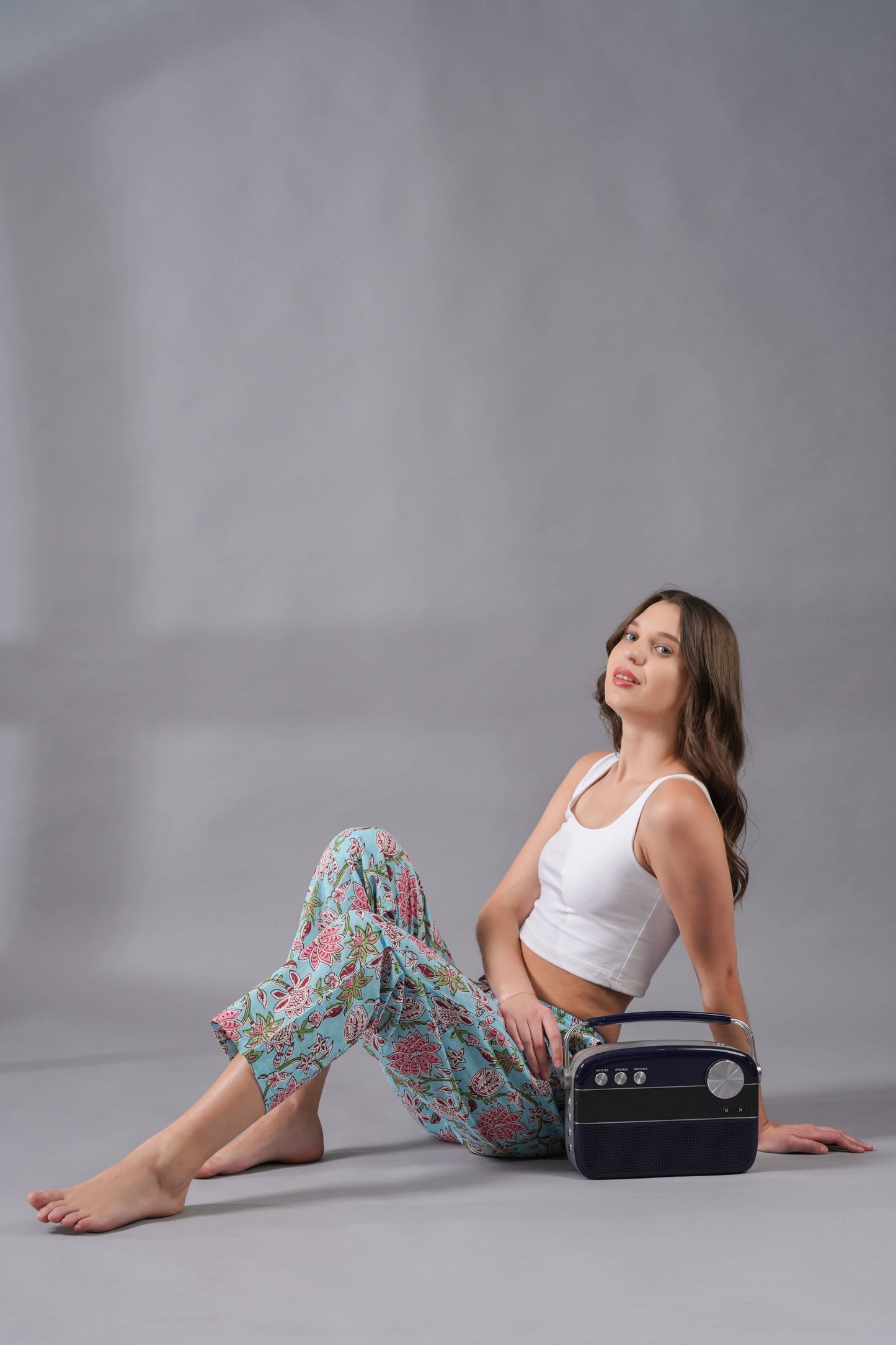 Cotton Pajama Pants Women - Blushing Blooms