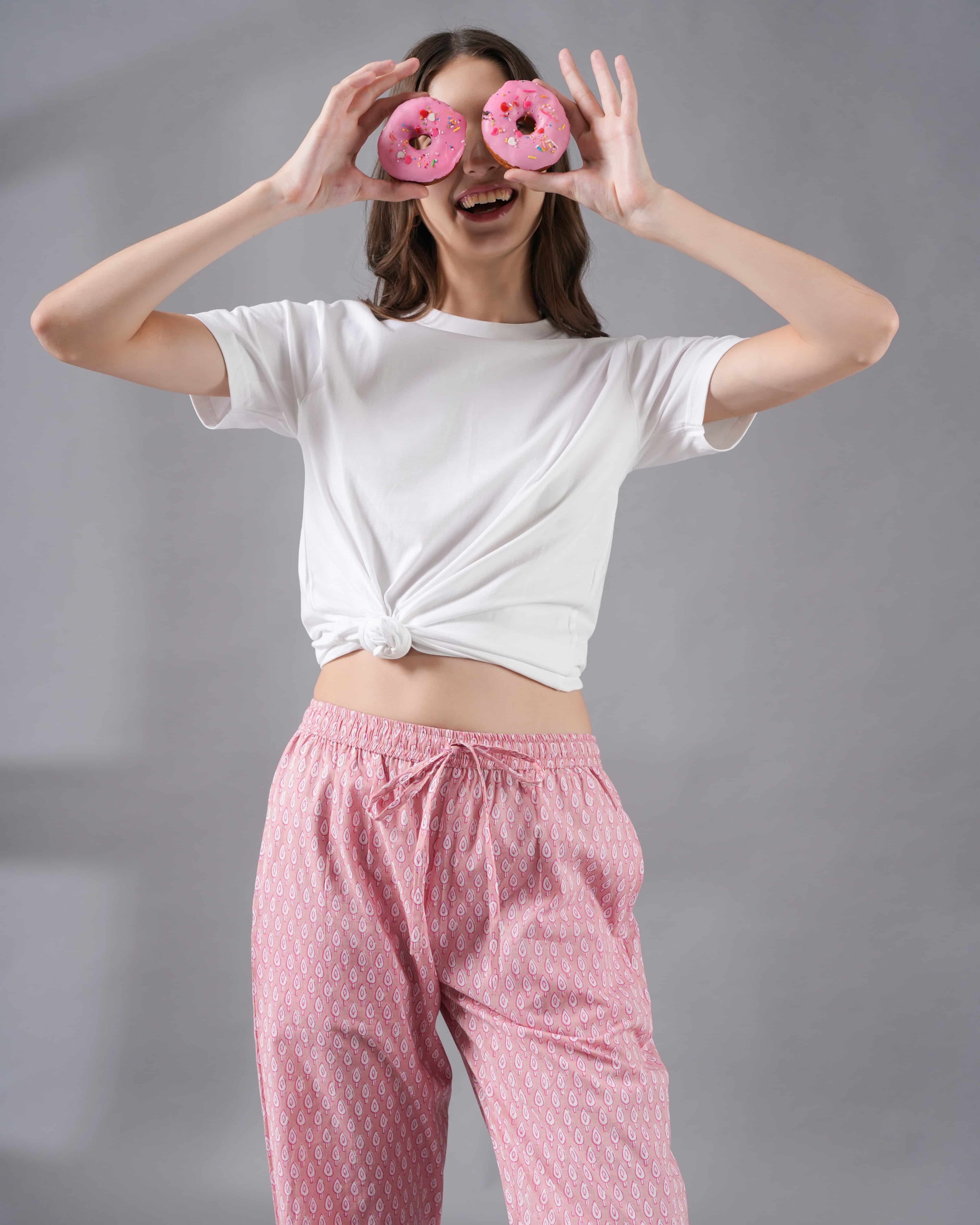 Cotton Pajama Pants Women - 3-Pack Bundle