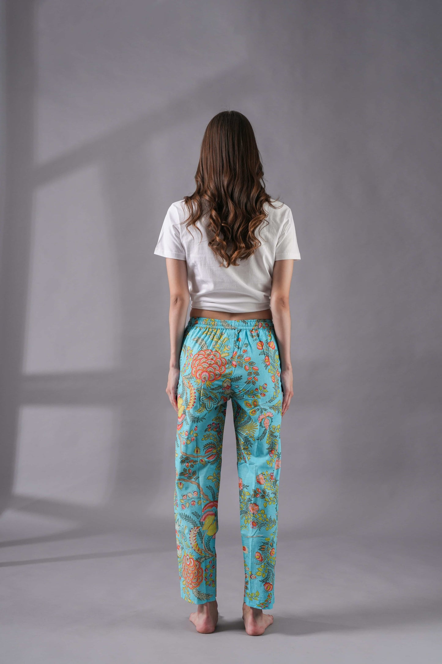 Cotton Pajama Pants Women - Tropical Dream