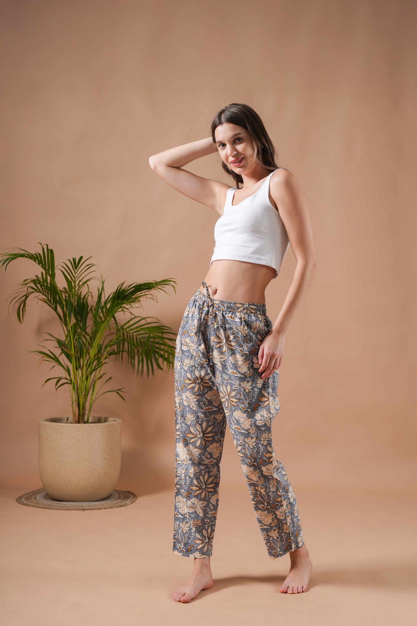 Cotton Pajama Pants Women - 3-Pack Bundle