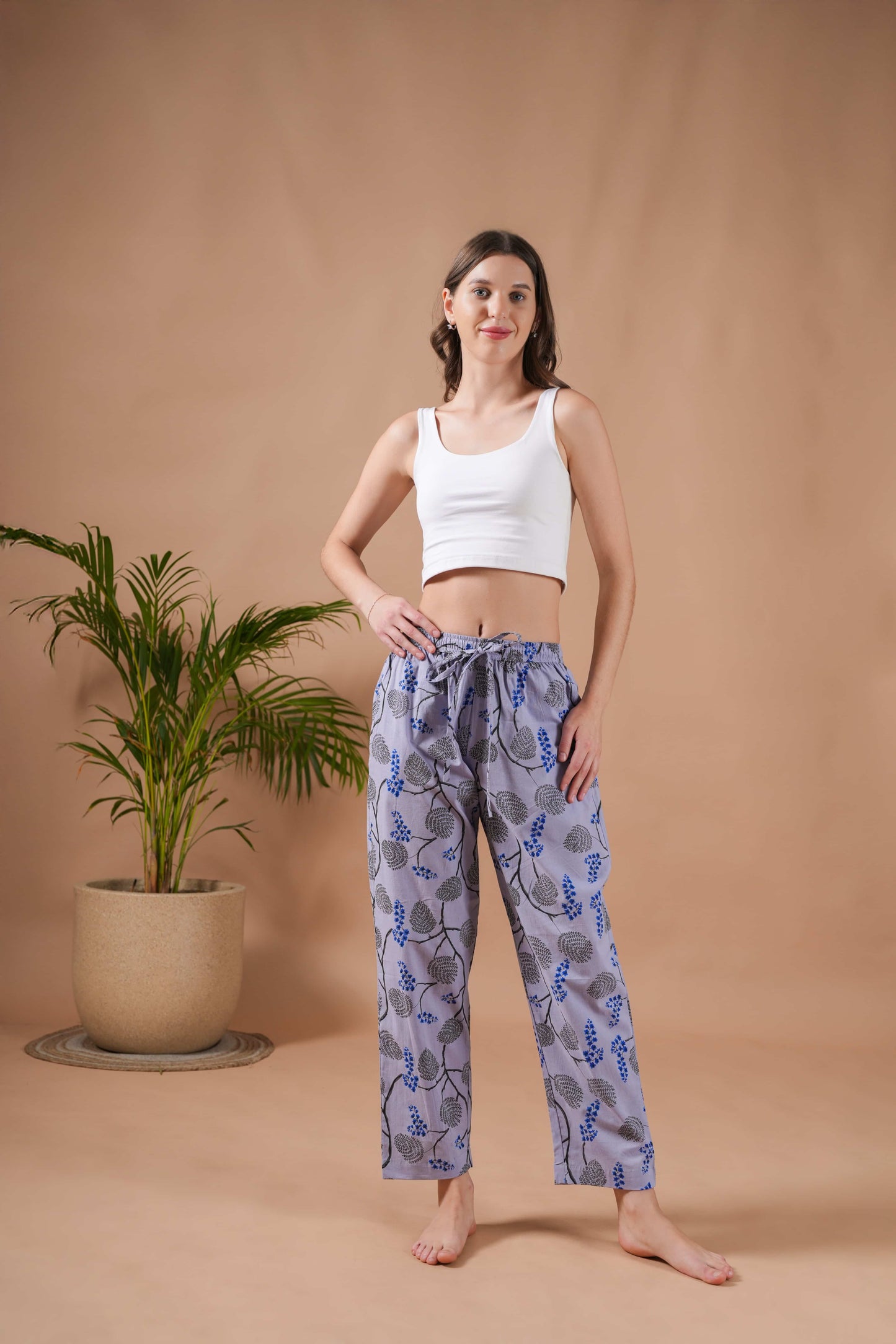 Cotton Pajama Pants Women - Twilight Dreams