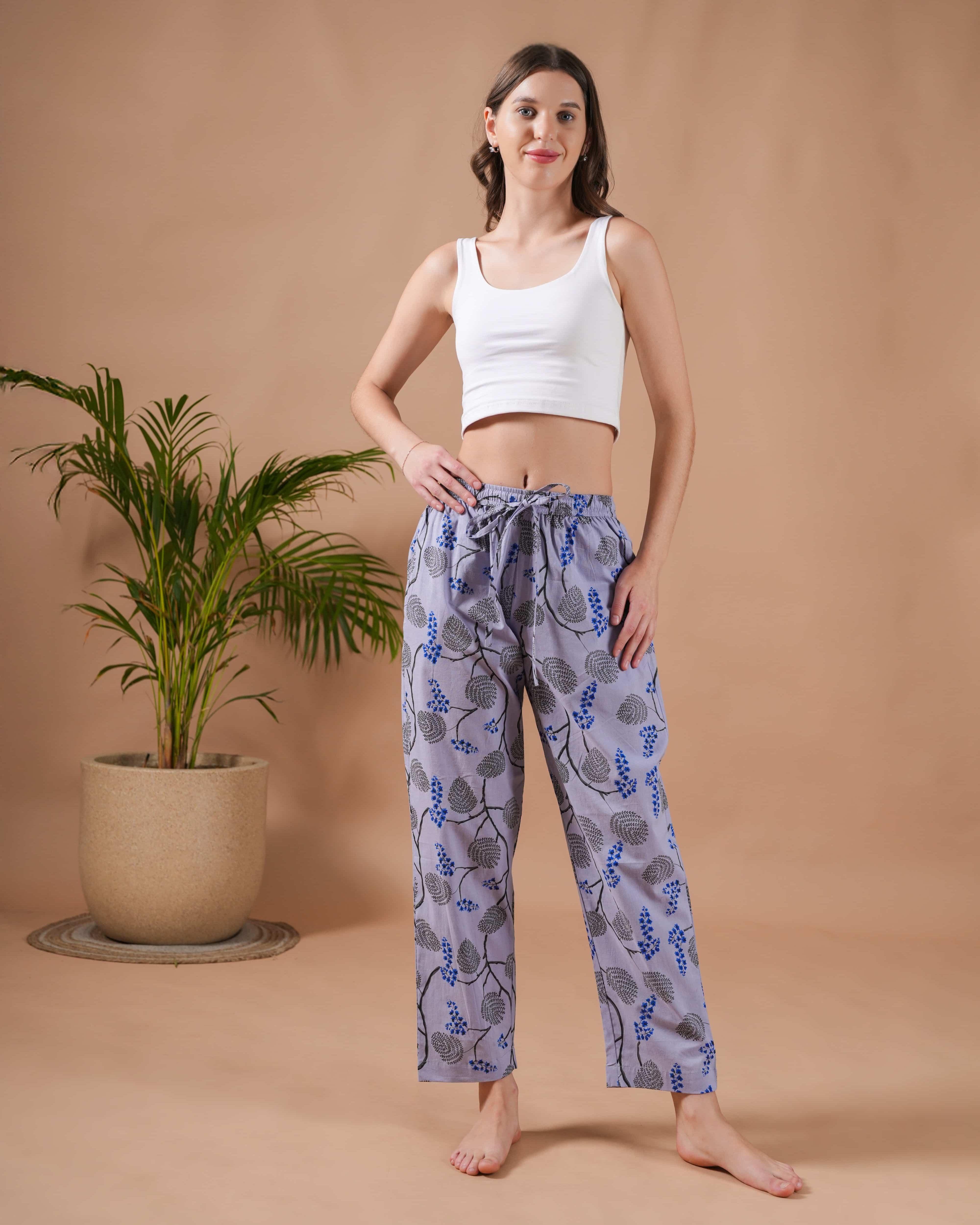 Cotton Pajama Pants Women - Twilight Dreams