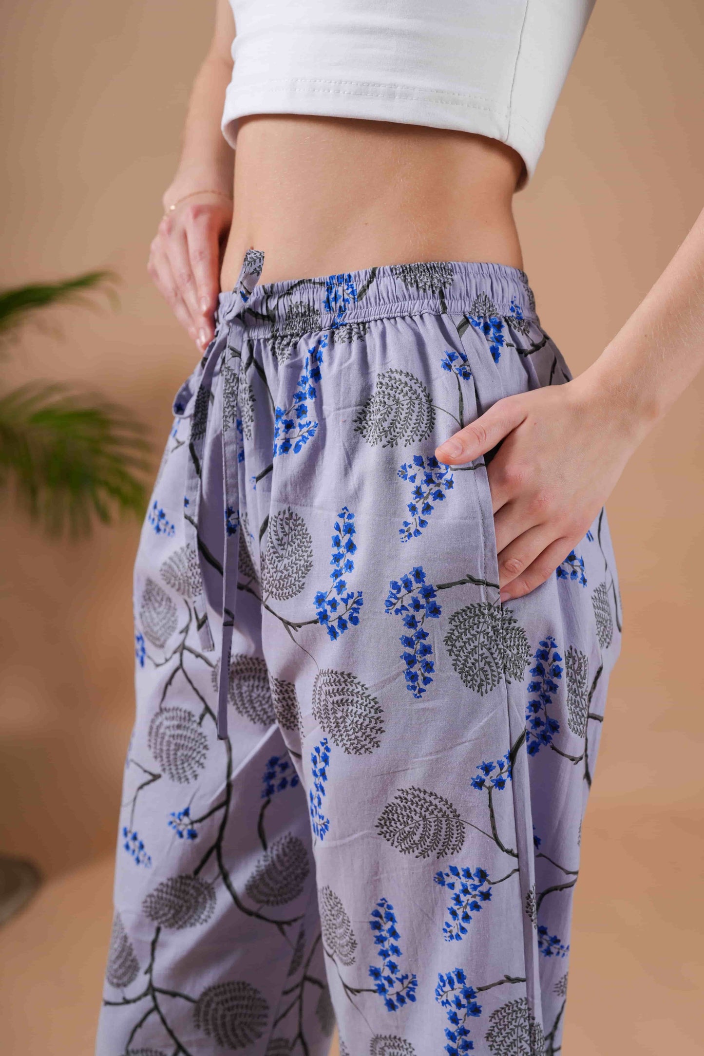 Cotton Pajama Pants Women - Twilight Dreams
