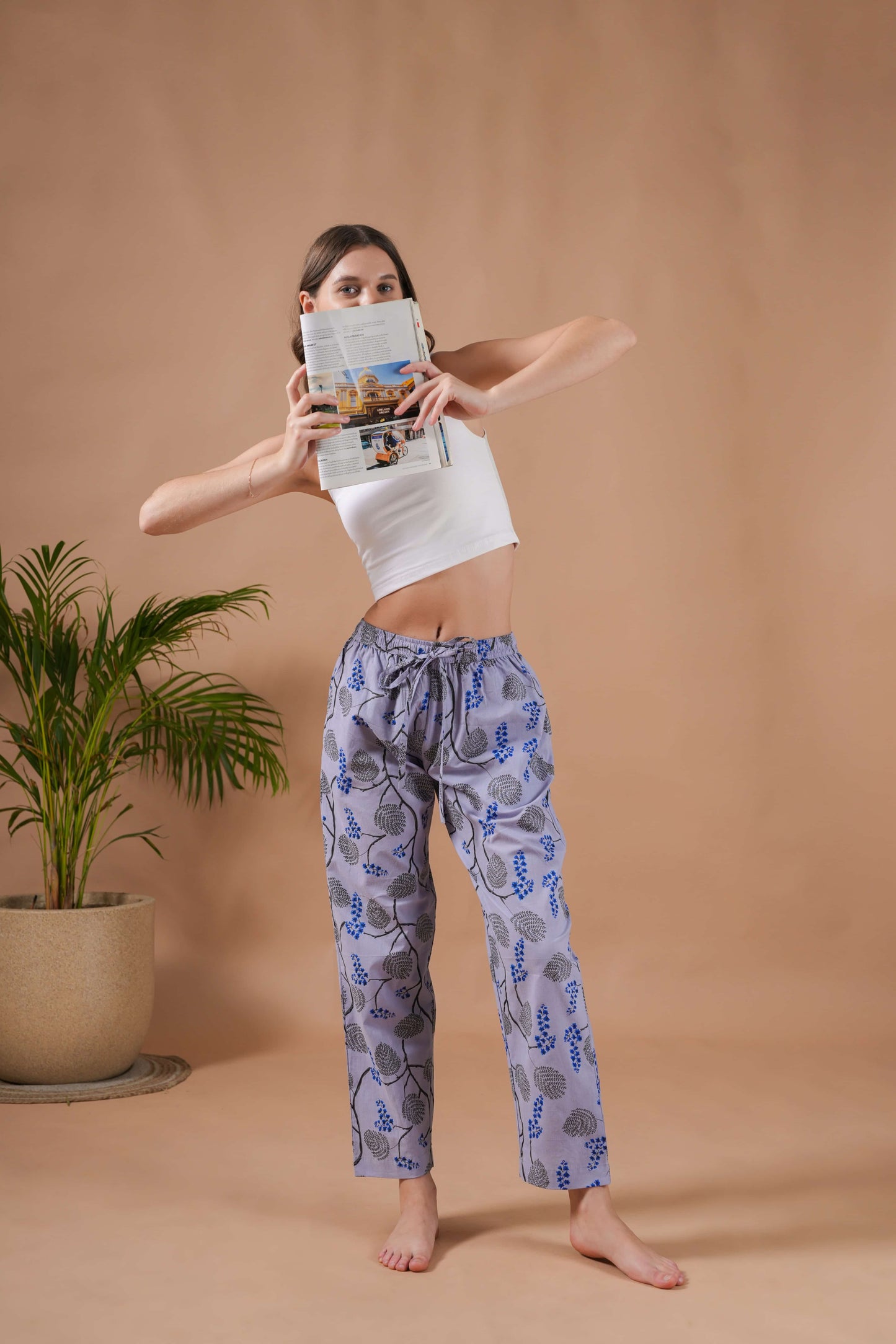 Cotton Pajama Pants Women - Twilight Dreams