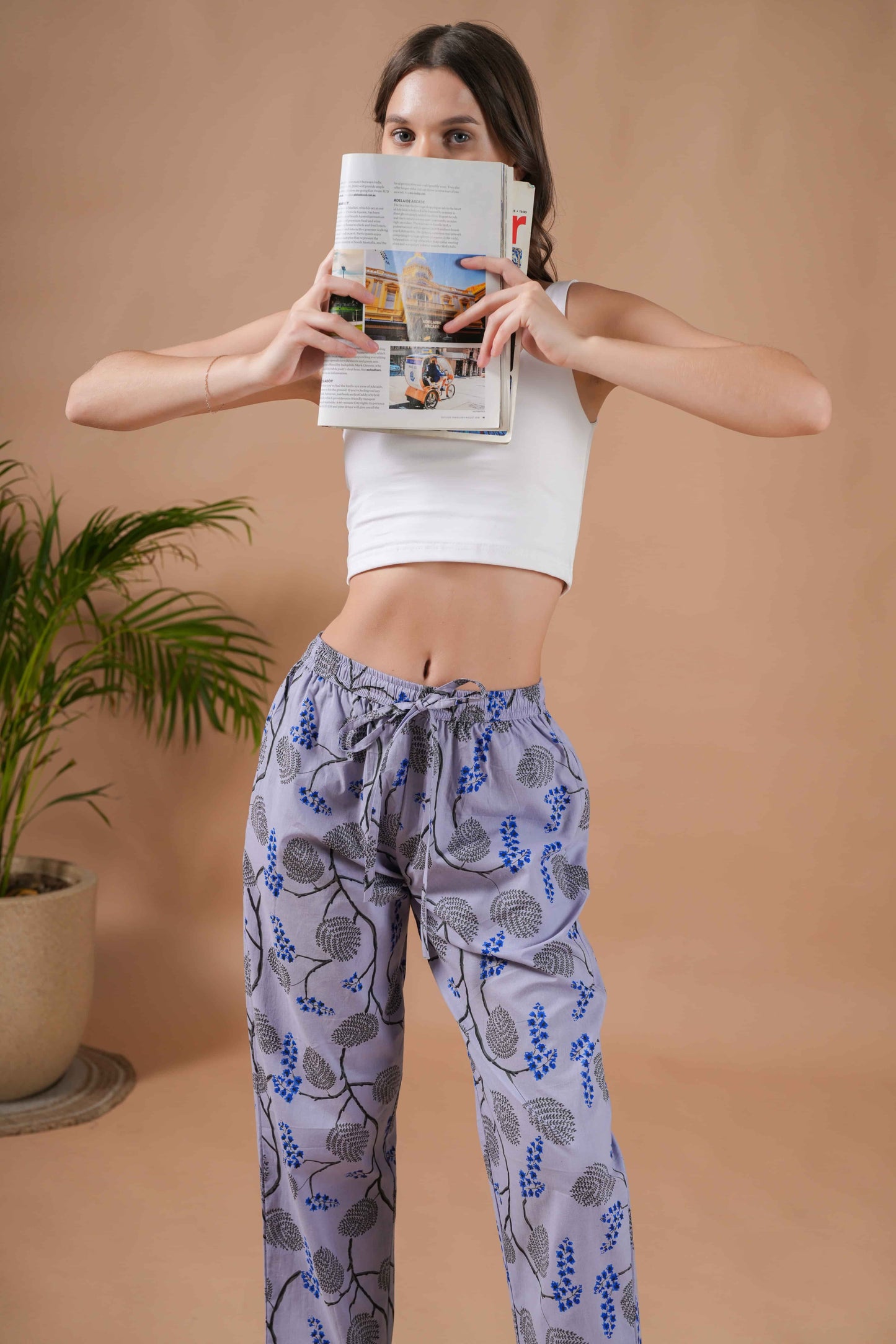 Cotton Pajama Pants Women - Twilight Dreams