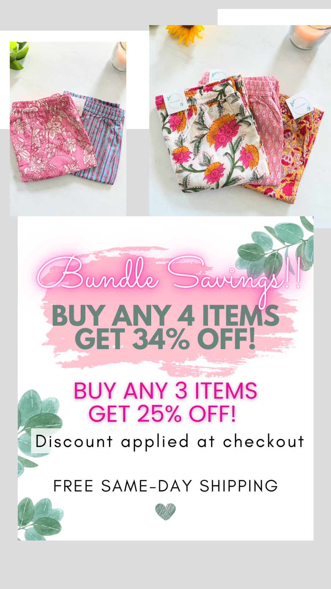Unique cotton pajama pants on sale with a trendy pattern, perfect for bridal party gifts or bridesmaid pajamas.