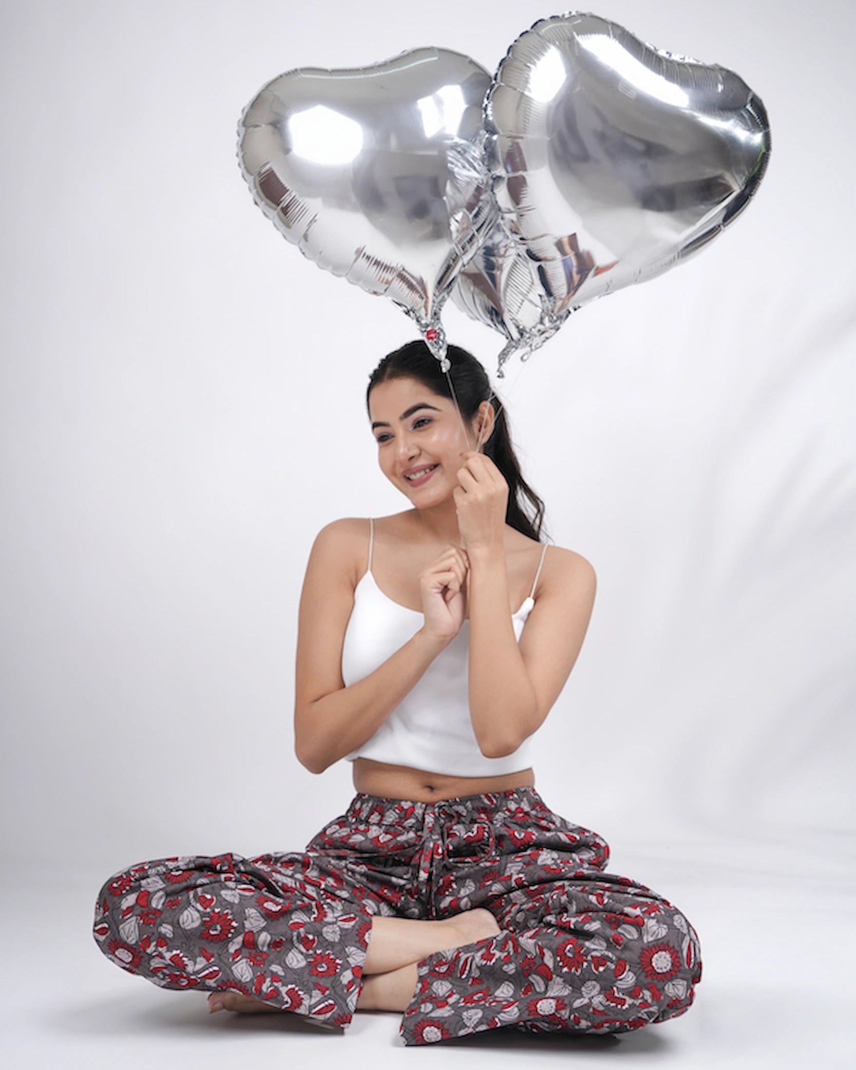 Cotton Pajama Pants Women - Cocoa Petals