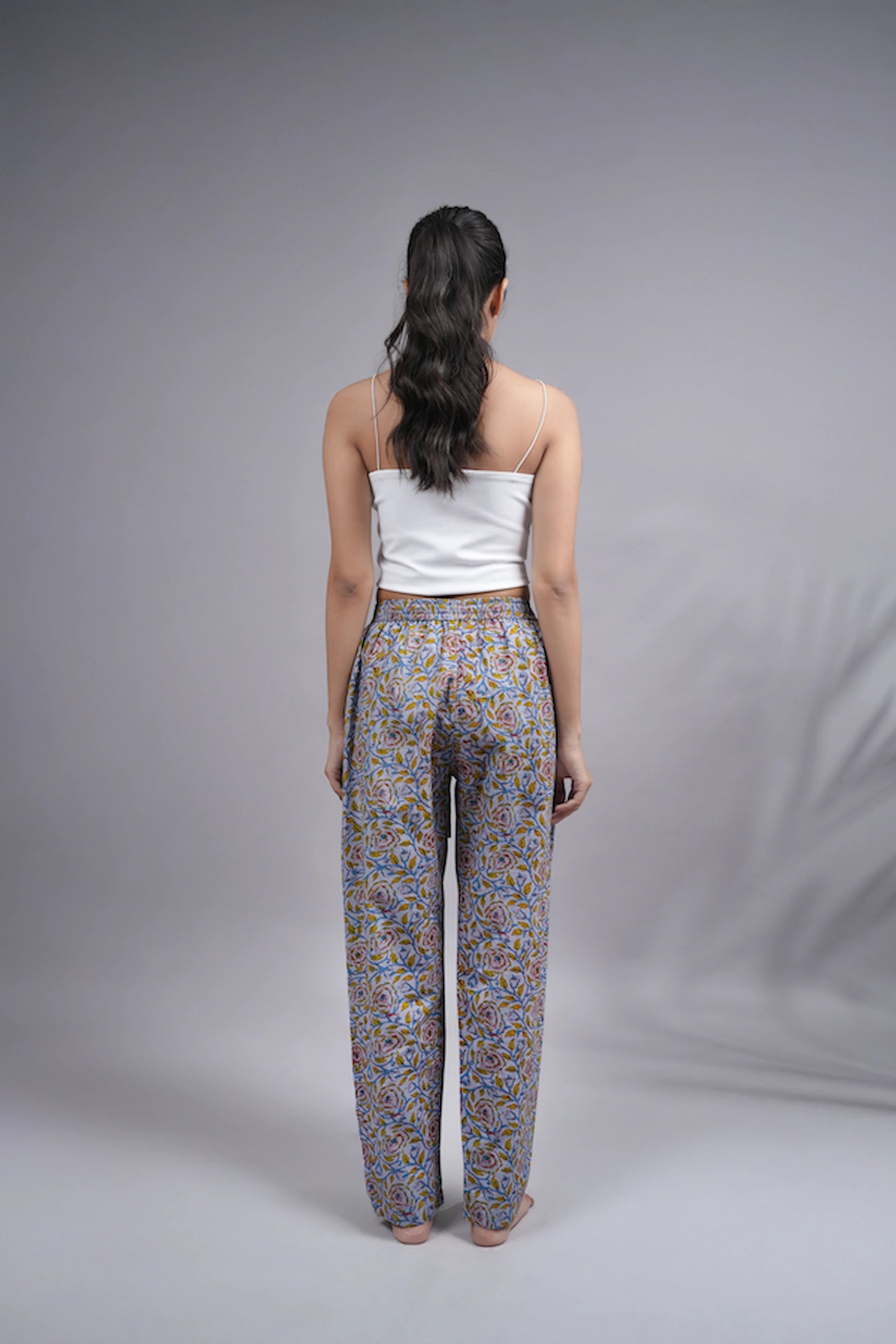 Cotton Pajama Pants Women - Dusty Rose