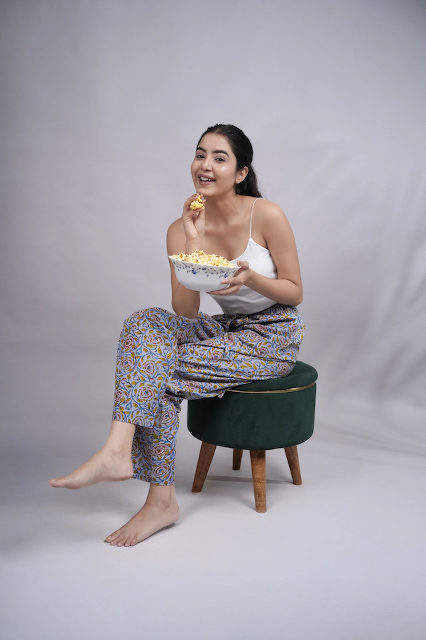 Cotton Pajama Pants Women - Dusty Rose