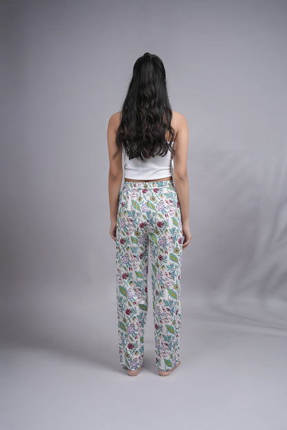 Cotton Pajama Pants Women - Velvet Bloom
