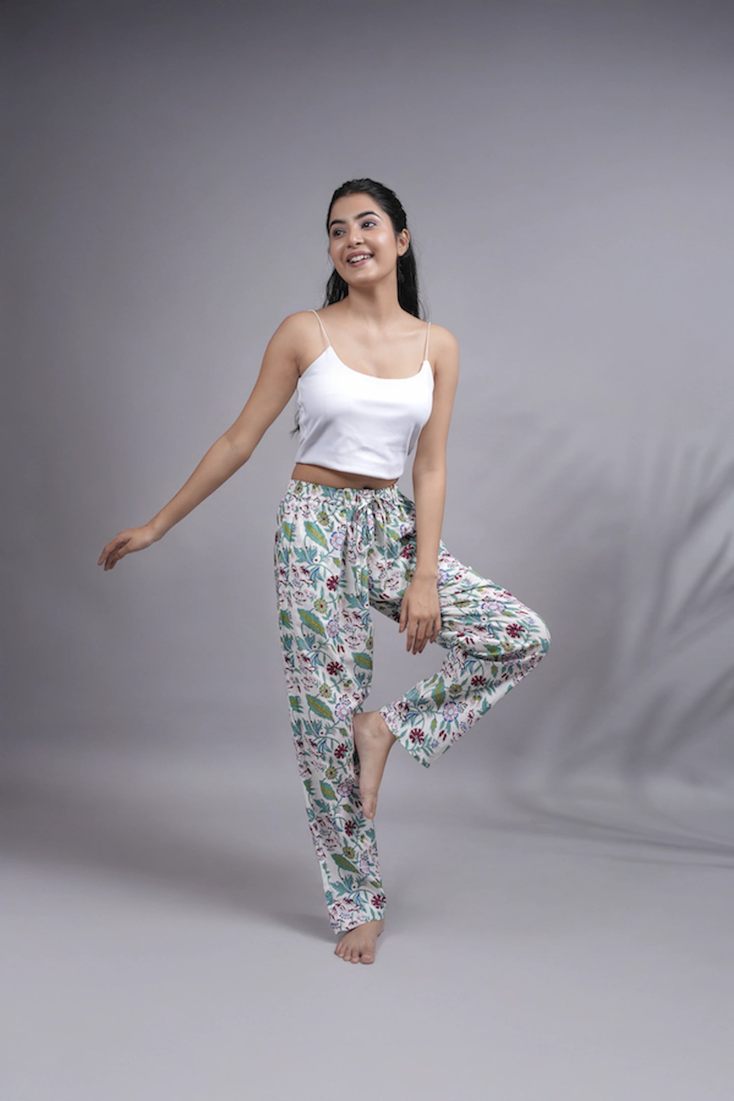 Cotton Pajama Pants Women - Velvet Bloom