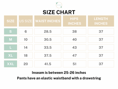 Cotton Pajama Pants Women - Midnight Marigold