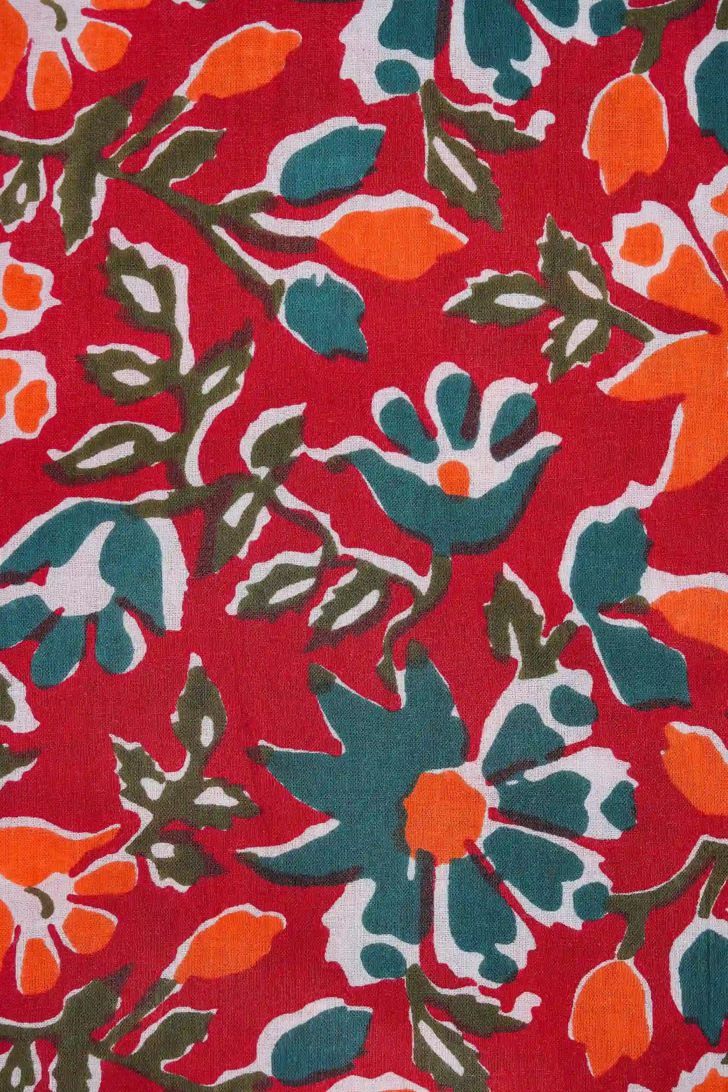 Cotton Pajama Pants Women - Saffron Petals