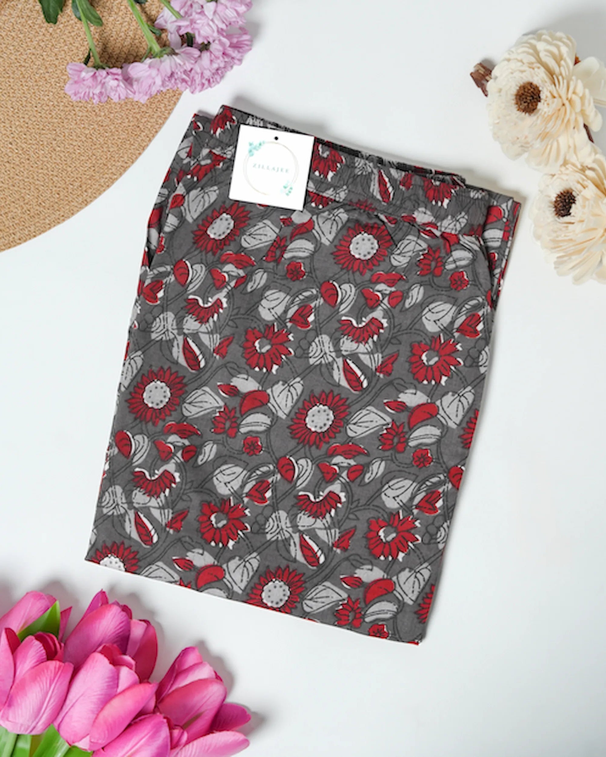 Cotton Pajama Pants Women - Cocoa Petals