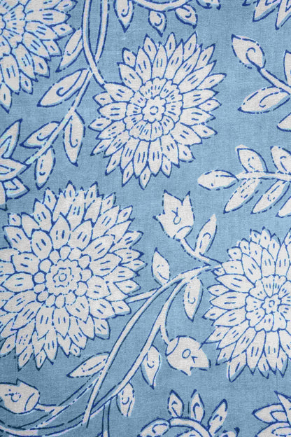 Cotton Pajama Pants Women - Misty Blossom