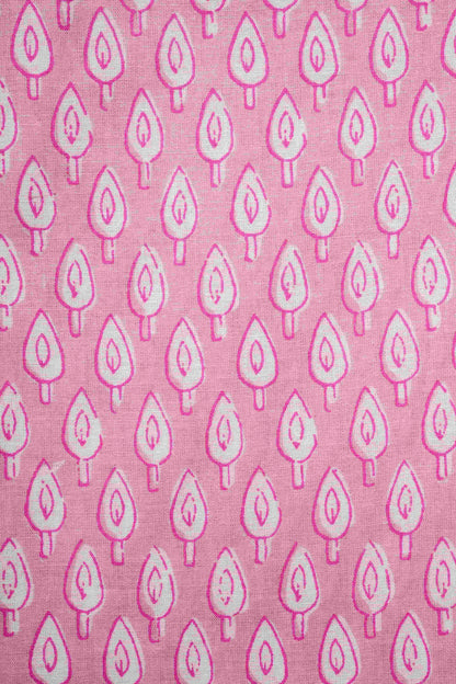 Cotton Pajama Pants Women - Blush Forest