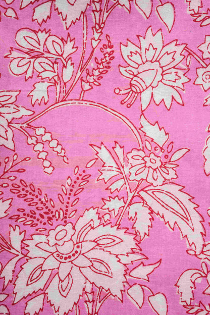 Pink Printed Cotton Pajama