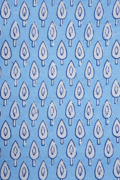 Cotton Pajama Pants Women - Tranquil Blue