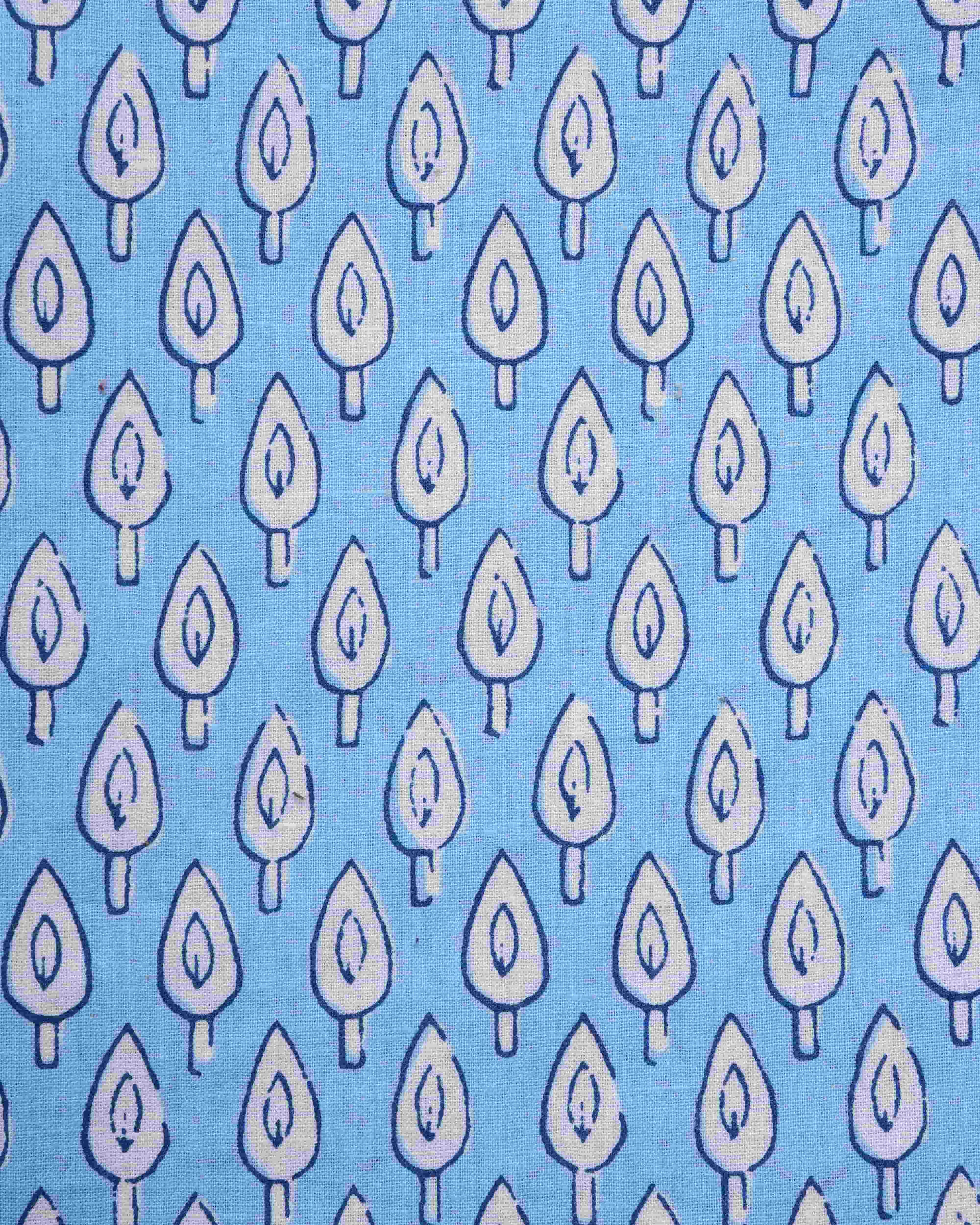 Cotton Pajama Pants Women - Tranquil Blue