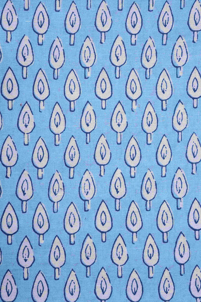 Cotton Pajama Pants Women - Tranquil Blue