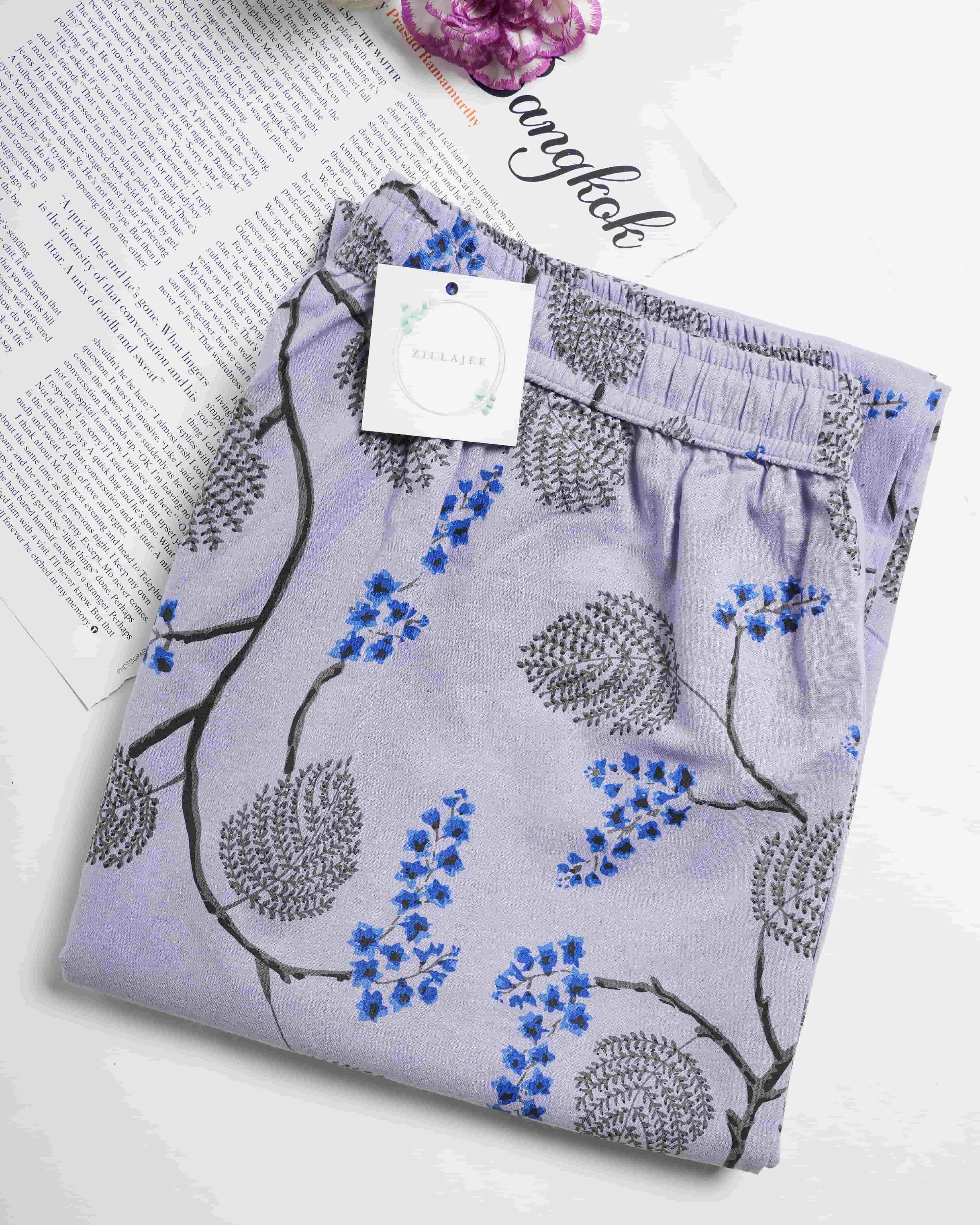 Cotton Pajama Pants Women - Twilight Dreams