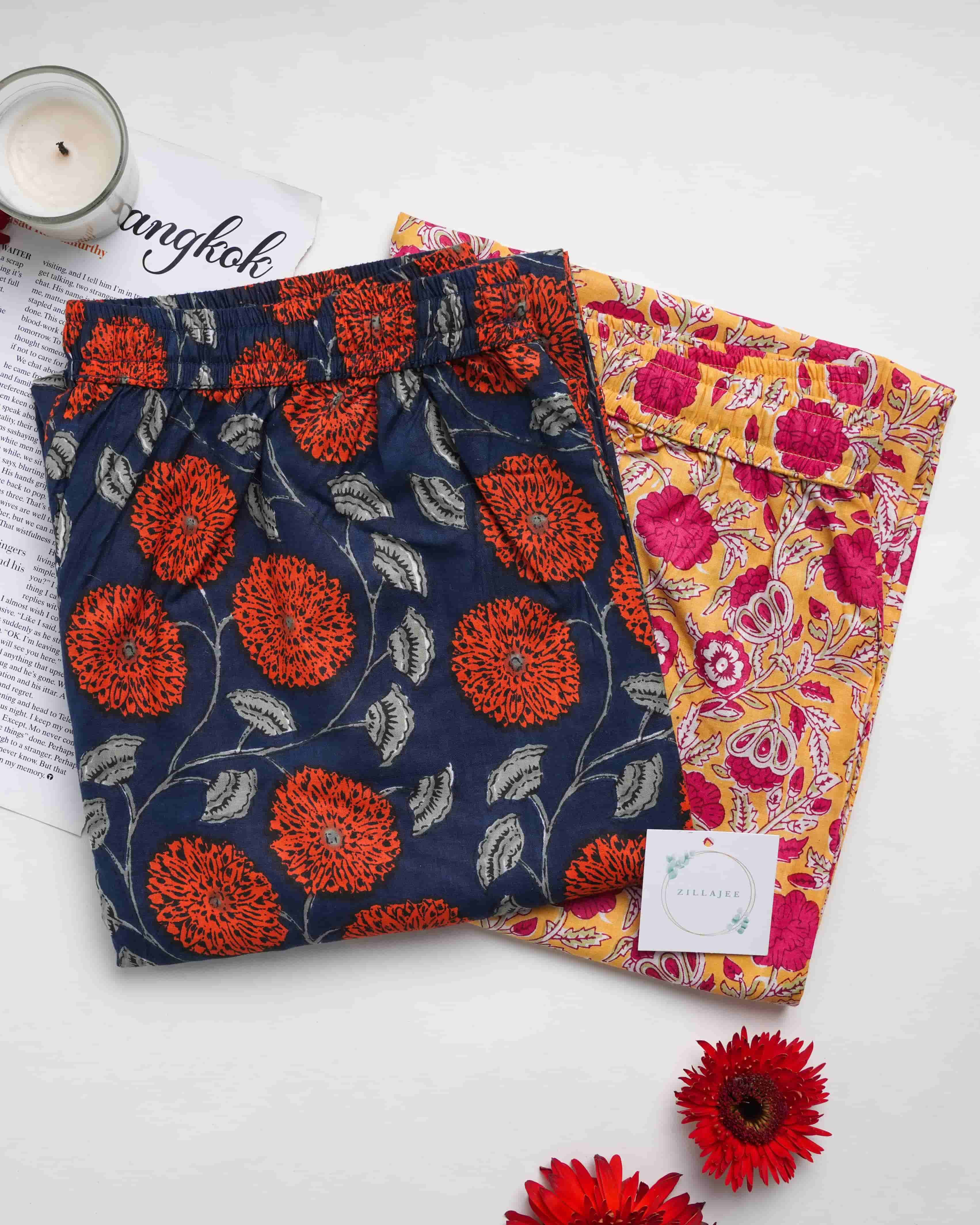Cotton Pajama Pants Women - 2-Pack Bundle