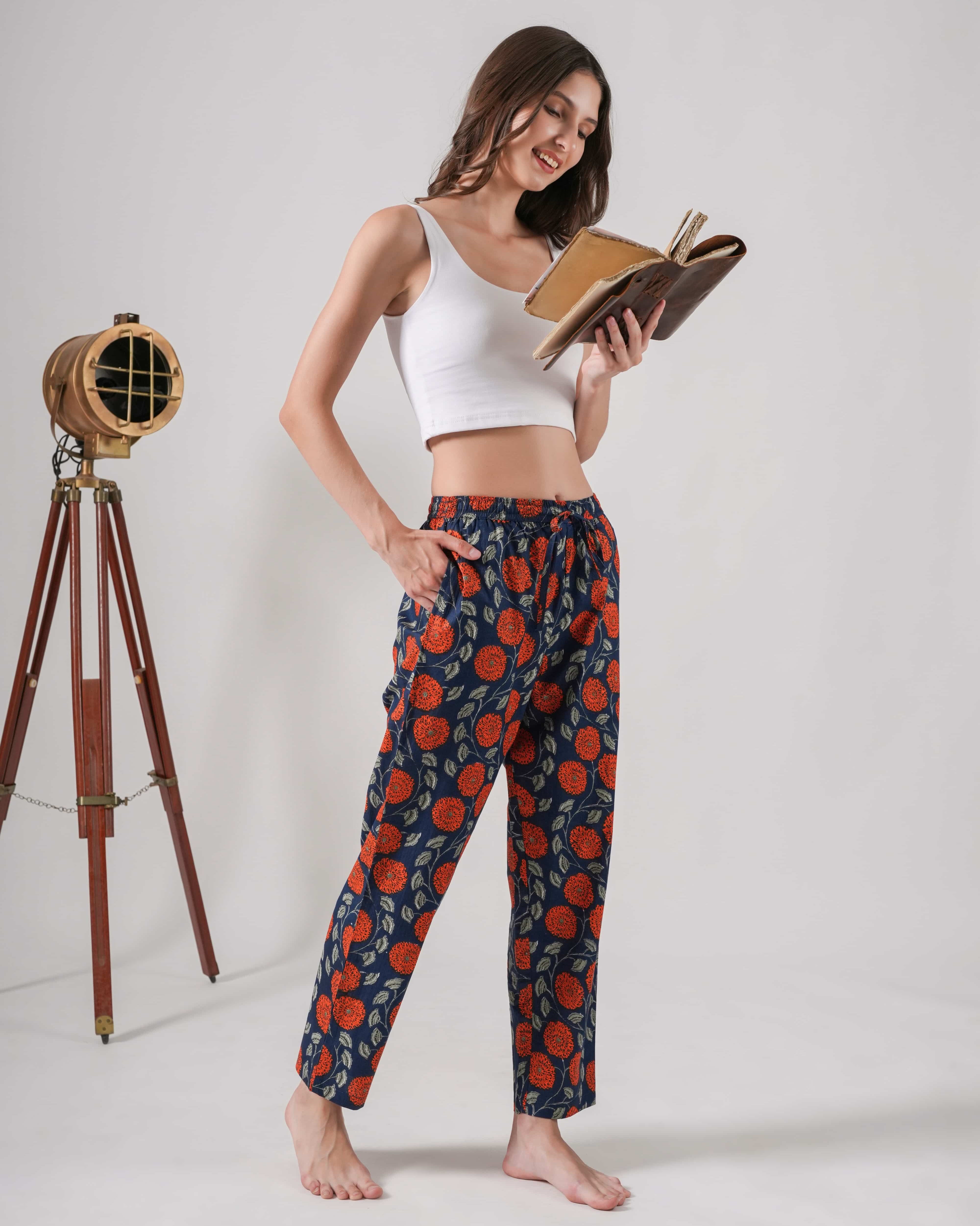 Cotton Pajama Pants Women - 2-Pack Bundle