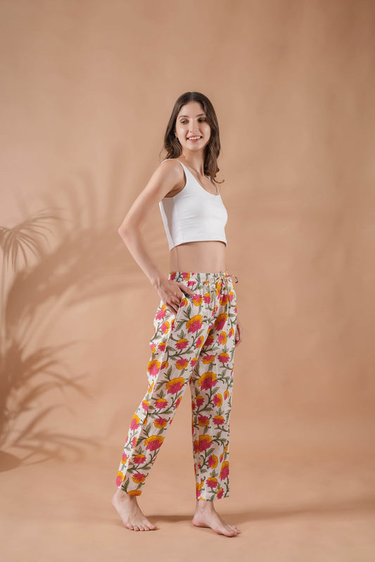 Orange Print Pajama