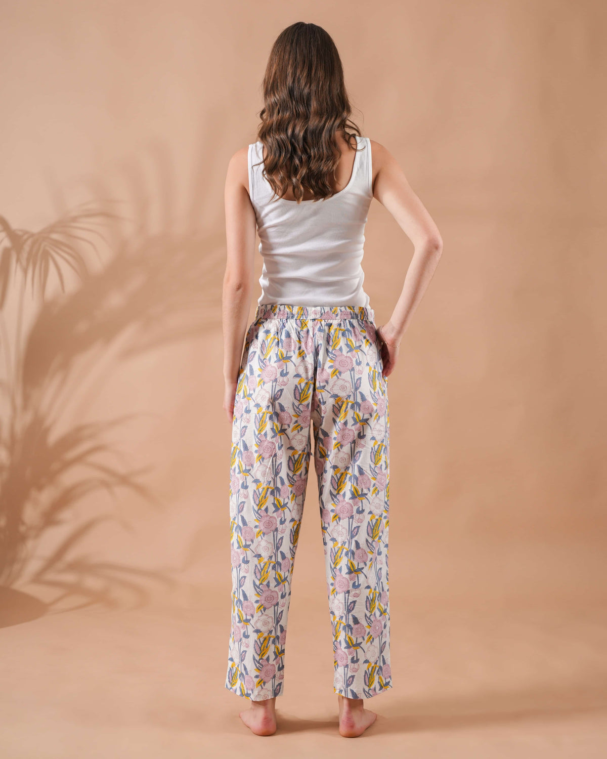 Cotton Pajama Pants Women - Blooming Breeze
