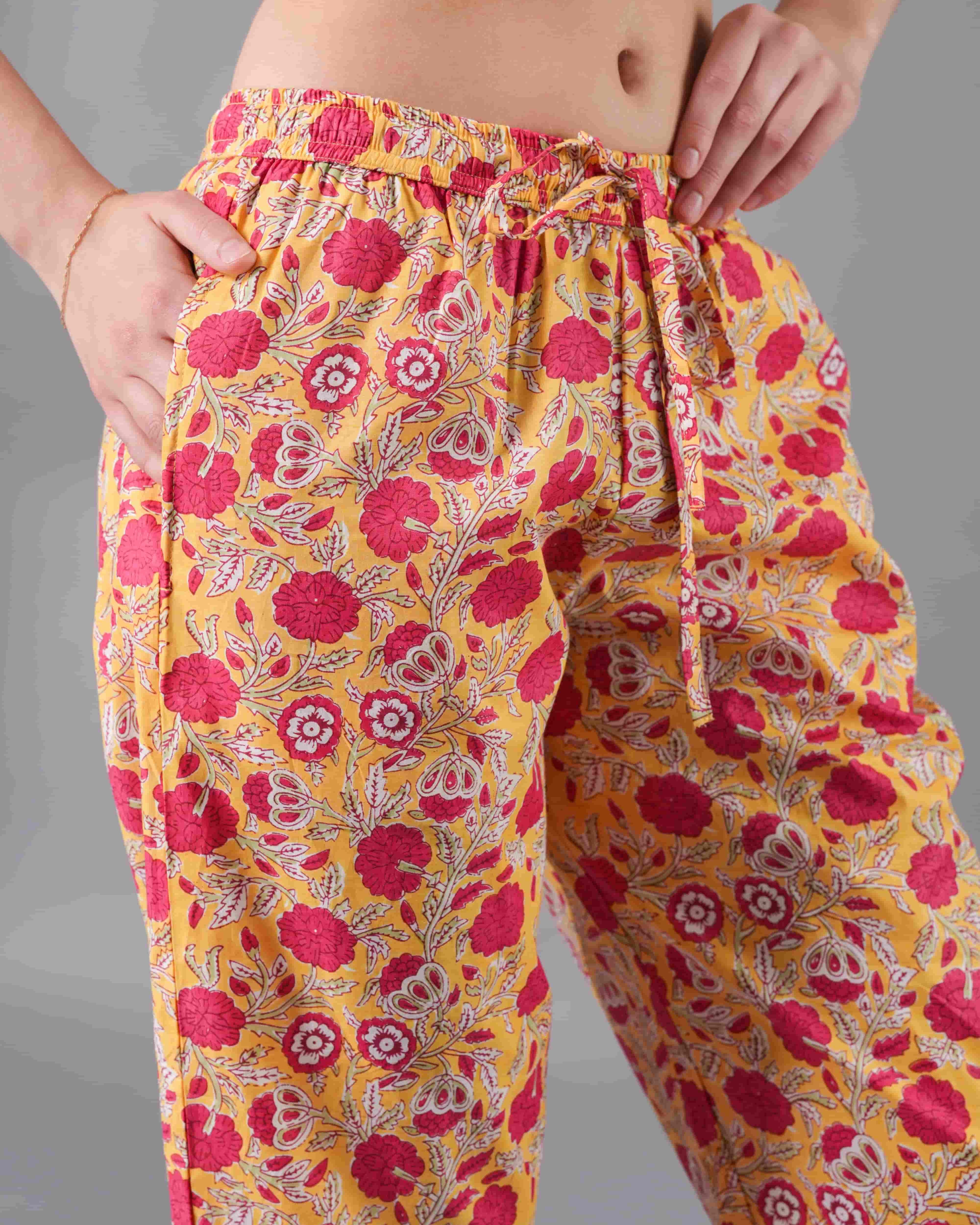 Cotton Pajama Pants Women - 3-Pack Bundle
