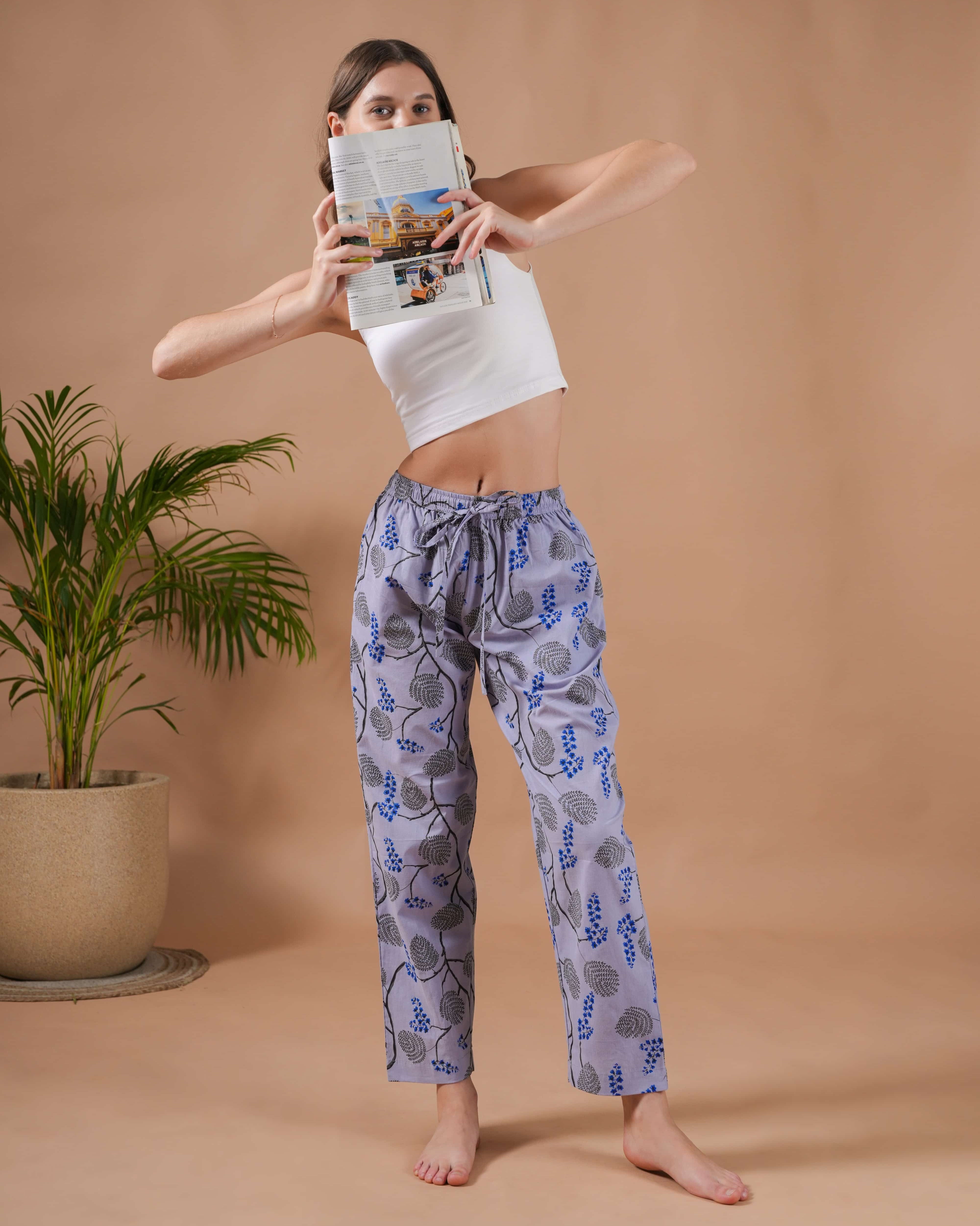 Cotton Pajama Pants Women - Twilight Dreams